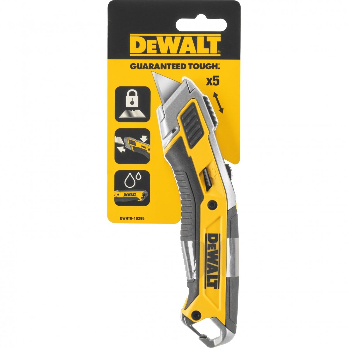 Peilis keičiamais ašmenimis DeWalt DWHT0-10295 Peilis keičiamais ašmenimis DeWalt DWHT0-10295
