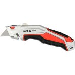 Peilis su ištraukiamomis trapecinėmis geležtėmis (YT-75202)