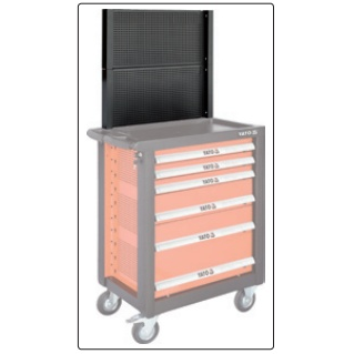 Perforuota plokštė dirbtuvių baldams Yato, 65.2x61x5.5 cm, 2 vnt 1 Perforuota plokštė dirbtuvių baldams Yato, 65.2x61x5.5 cm, 2 vnt 1