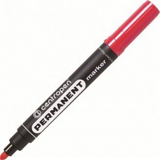 Permanentinis žymeklis, apvalus, Ø2,5mm, raudonas Permanentinis žymeklis, apvalus, Ø2,5mm, raudonas