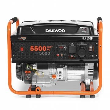 Benzininis generatorius DAEWOO GDA 6500, 5.0kW, 390cm³ 1