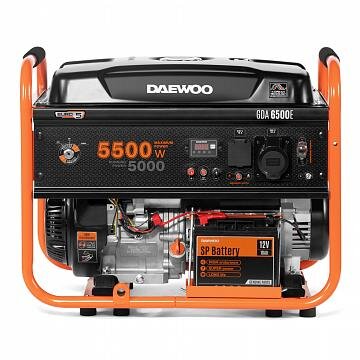 Benzininis generatorius DAEWOO GDA 6500E, 5.0kW, 390cm³ 2