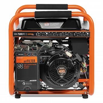 Benzininis generatorius su elektriniu paleidimu DAEWOO GDA 7500DPE-3, 6,5kW 4