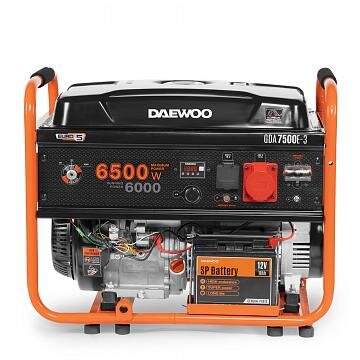 Benzininis generatorius DAEWOO GDA 7500E-3, 6.0kW 1