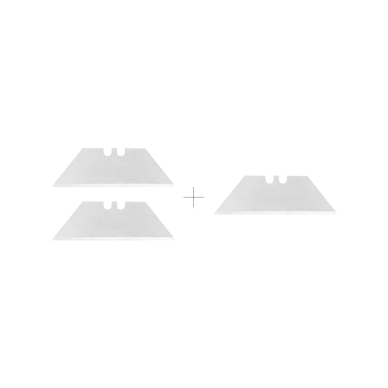 Peilis su trapecijos formo formos ašmenimis, met. korpusas 6 ašmenys 4 Peilis su trapecijos formo formos ašmenimis, met. korpusas 6 ašmenys 4