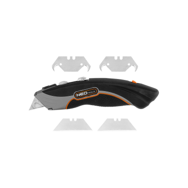 Peilis su trapecijos formo formos ašmenimis, met. korpusas 6 ašmenys Peilis su trapecijos formo formos ašmenimis, met. korpusas 6 ašmenys