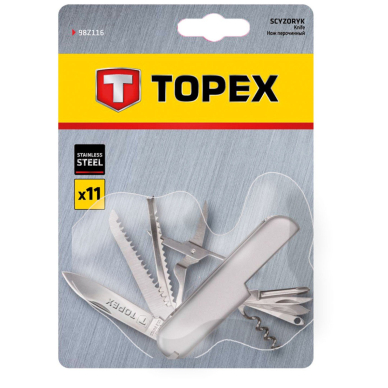 Peiliukas su 11 nerūdijančio plieno geležčių. 1