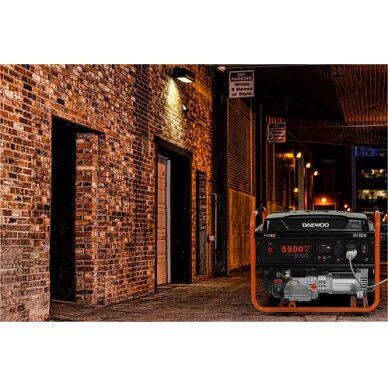 Benzininis generatorius DAEWOO GDA 6500, 5.0kW, 390cm³ 7