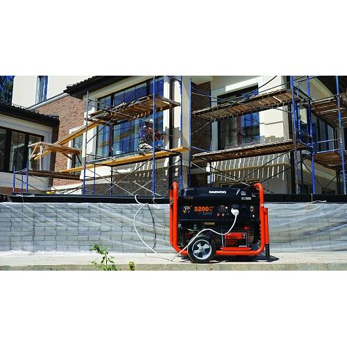 Benzininis generatorius DAEWOO GDA 3500E, 2.8kW, 208cm³ 6