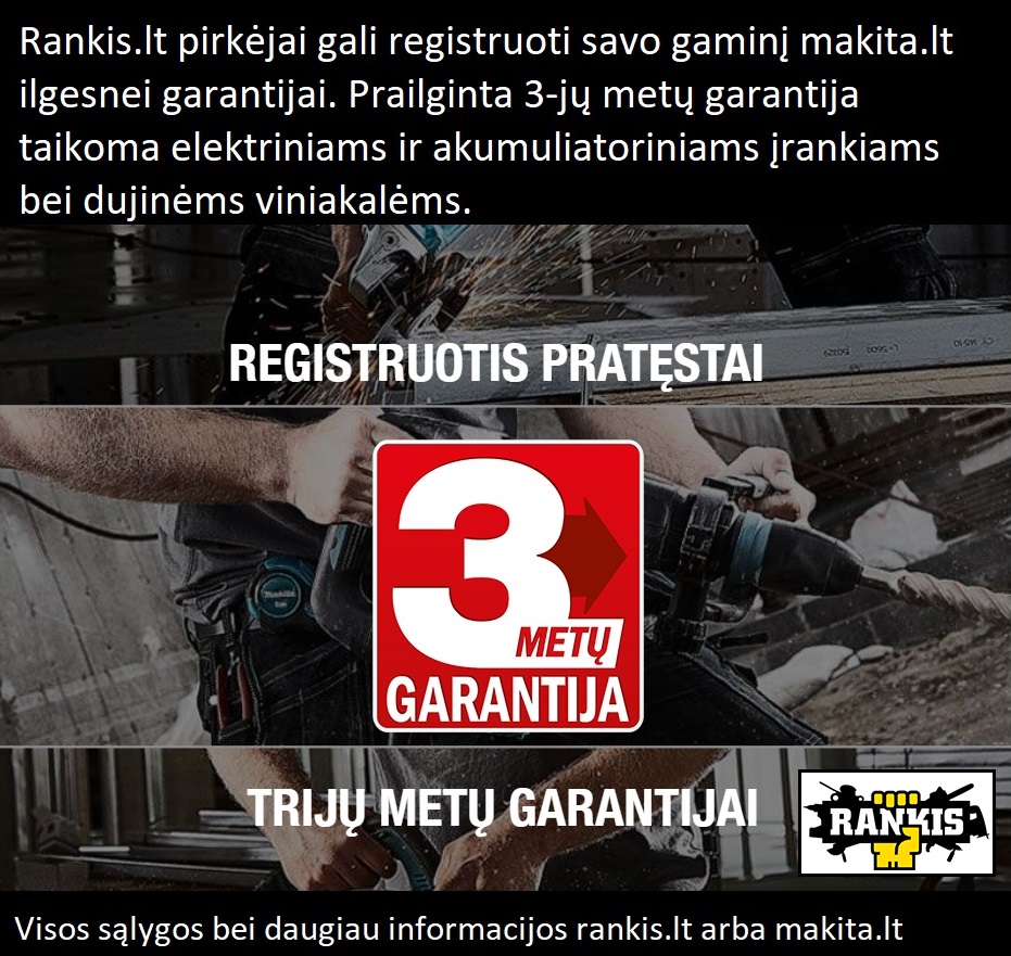 Perforatorius Makita HR2630J, 26 mm, SDS-Plus