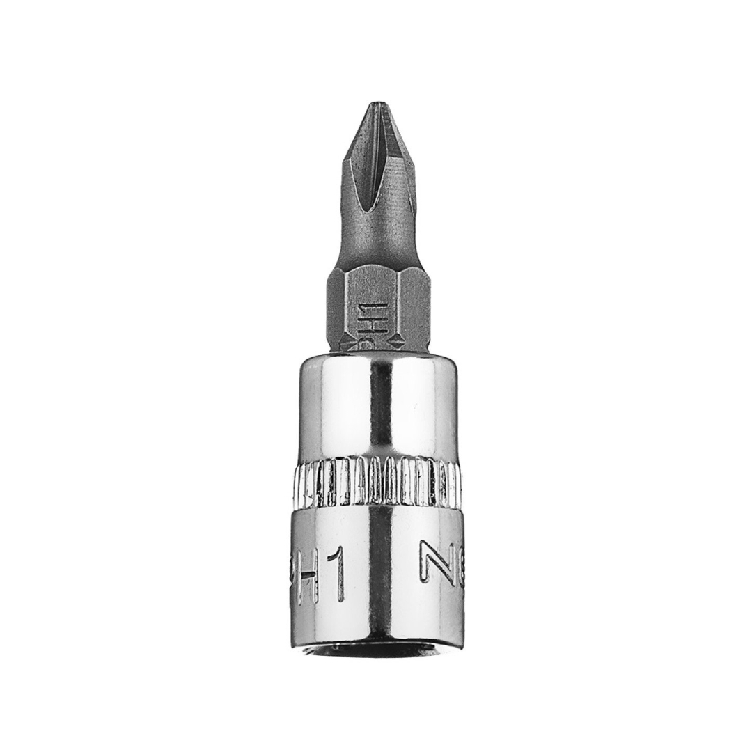PH1 atsuktuvo antgalis su 1/4" galvutė, trumpas, 37 mm 5 PH1 atsuktuvo antgalis su 1/4" galvutė, trumpas, 37 mm 5