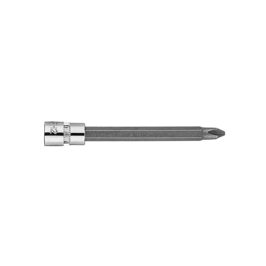 PH2 atsuktuvo antgalis su 1/4" ilgio galvutė, 87 mm 1 PH2 atsuktuvo antgalis su 1/4" ilgio galvutė, 87 mm 1