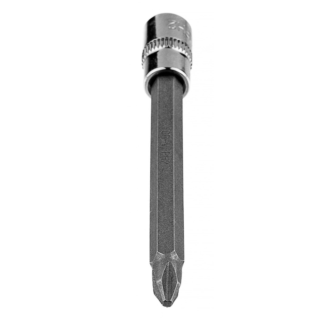PH2 atsuktuvo antgalis su 1/4" ilgio galvutė, 87 mm 4 PH2 atsuktuvo antgalis su 1/4" ilgio galvutė, 87 mm 4