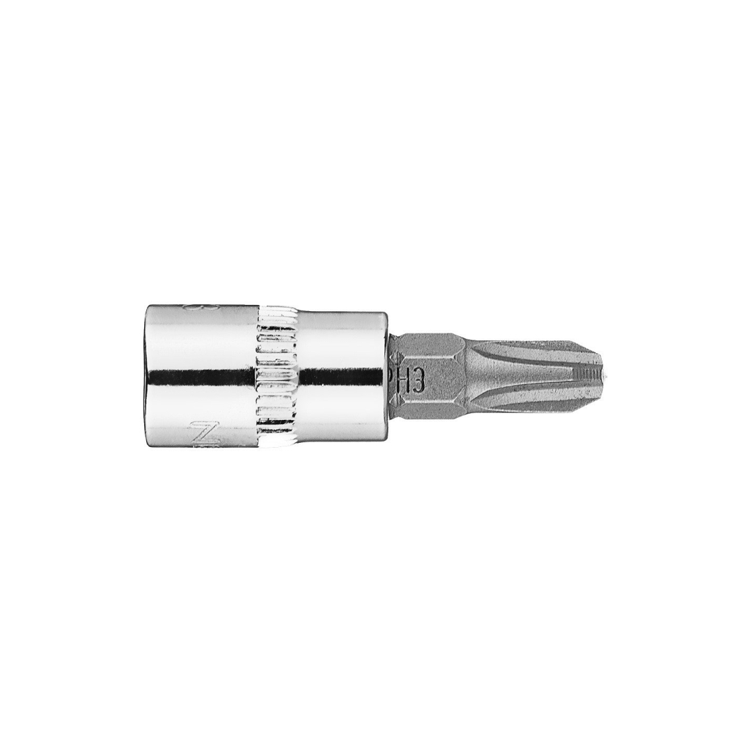 PH3 atsuktuvo antgalis su 1/4" galvutė, trumpas, 37 mm 1 PH3 atsuktuvo antgalis su 1/4" galvutė, trumpas, 37 mm 1