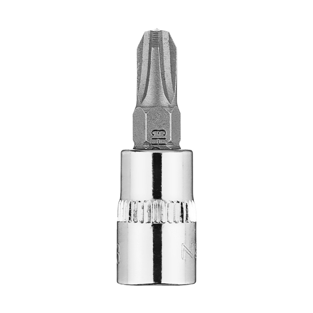 PH3 atsuktuvo antgalis su 1/4" galvutė, trumpas, 37 mm 5 PH3 atsuktuvo antgalis su 1/4" galvutė, trumpas, 37 mm 5