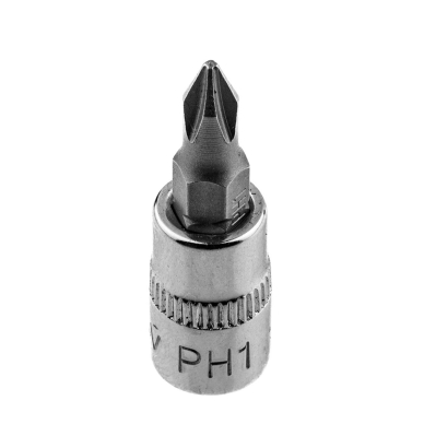 PH1 atsuktuvo antgalis su 1/4" galvutė, trumpas, 37 mm 2