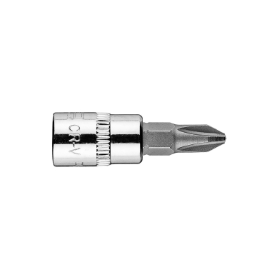 PH2 atsuktuvo antgalis su 1/4" galvutė, trumpas, 37 mm 1
