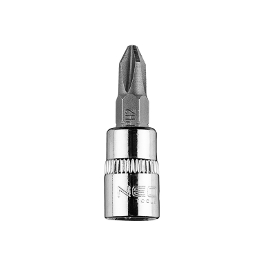 PH2 atsuktuvo antgalis su 1/4" galvutė, trumpas, 37 mm PH2 atsuktuvo antgalis su 1/4" galvutė, trumpas, 37 mm