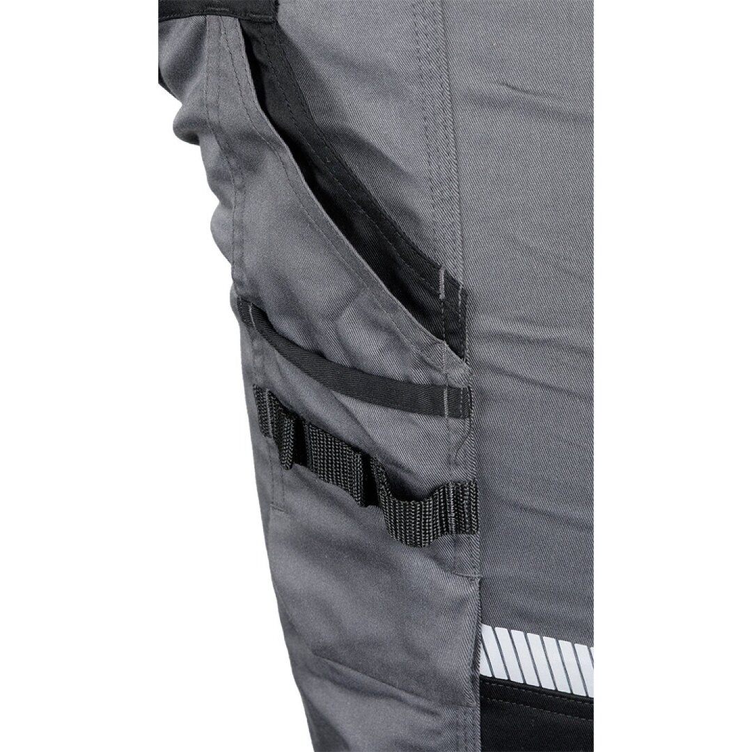 Pilkos - Juodos „Mix&Match“ darbo kelnės, dydis XL 3