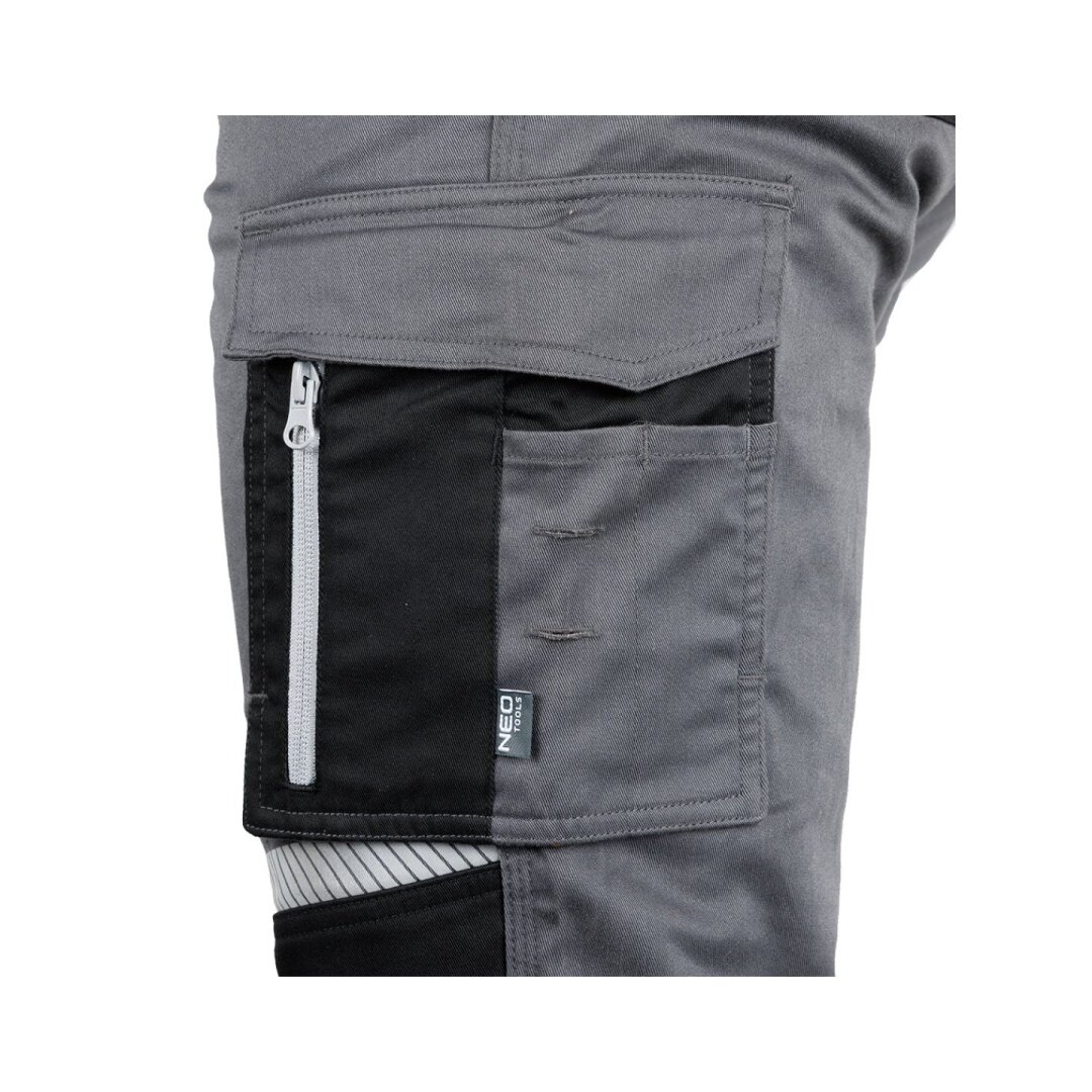Pilkos - Juodos „Mix&Match“ darbo kelnės, dydis XL 5 Pilkos - Juodos „Mix&Match“ darbo kelnės, dydis XL 5