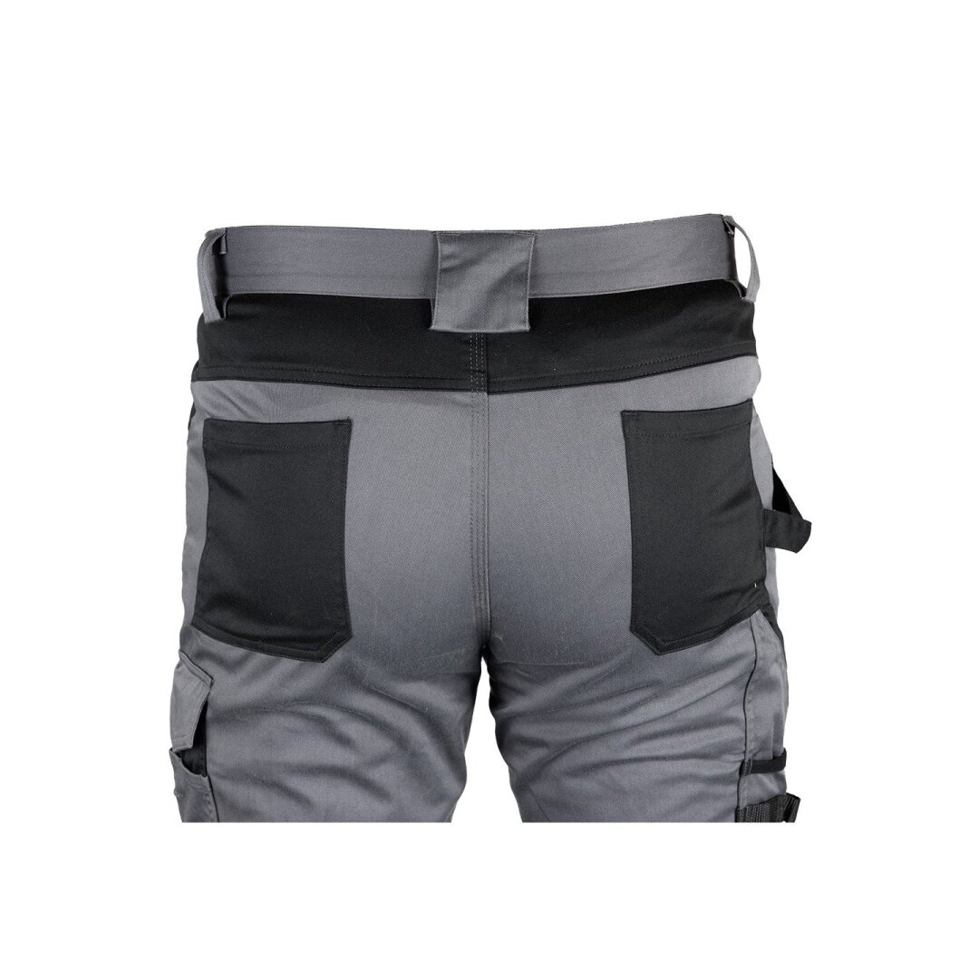 Pilkos - Juodos „Mix&Match“ darbo kelnės, dydis XL 6