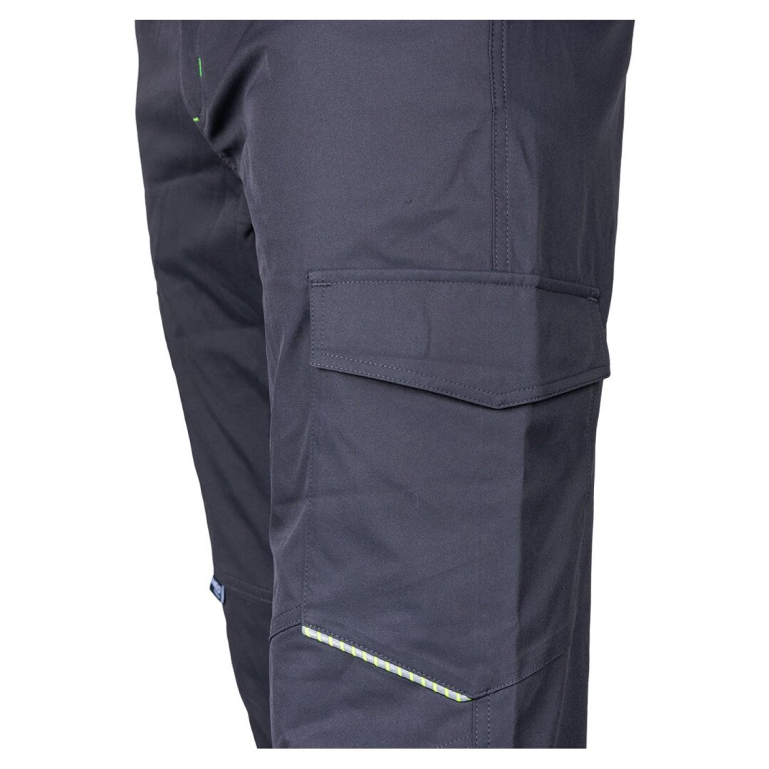 Pilkos, „Mix&Match“ darbo kelnės, tamprios, dydis XL 4 Pilkos, „Mix&Match“ darbo kelnės, tamprios, dydis XL 4