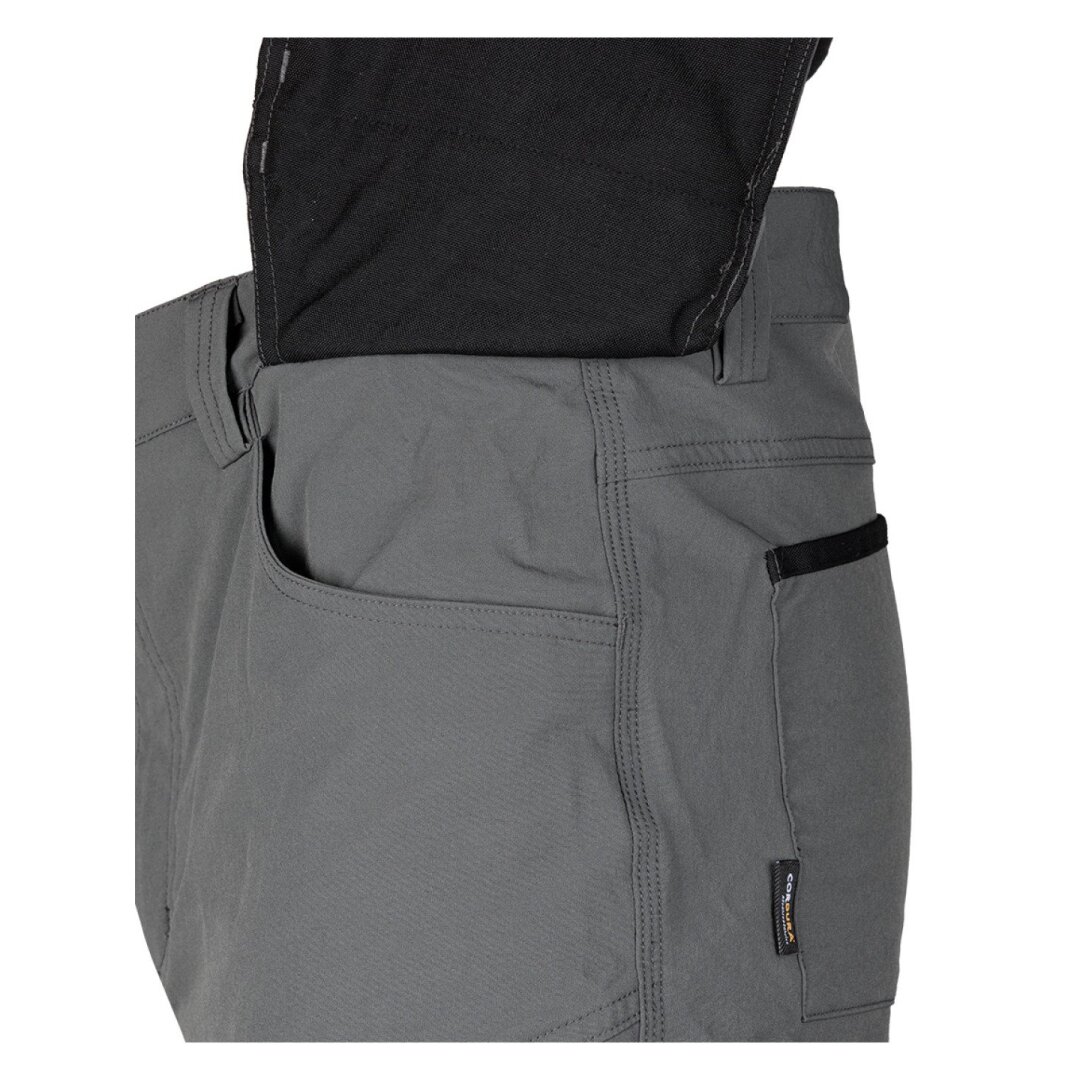 Pilkos/juodos, „Mix&Match“ darbo kelnės, 4 kryptimis tempiamos, dydis XXXL 3