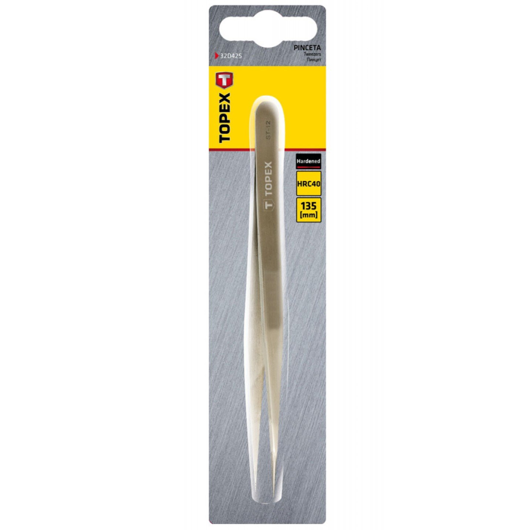 Pincetas tiesus 135 mm 1