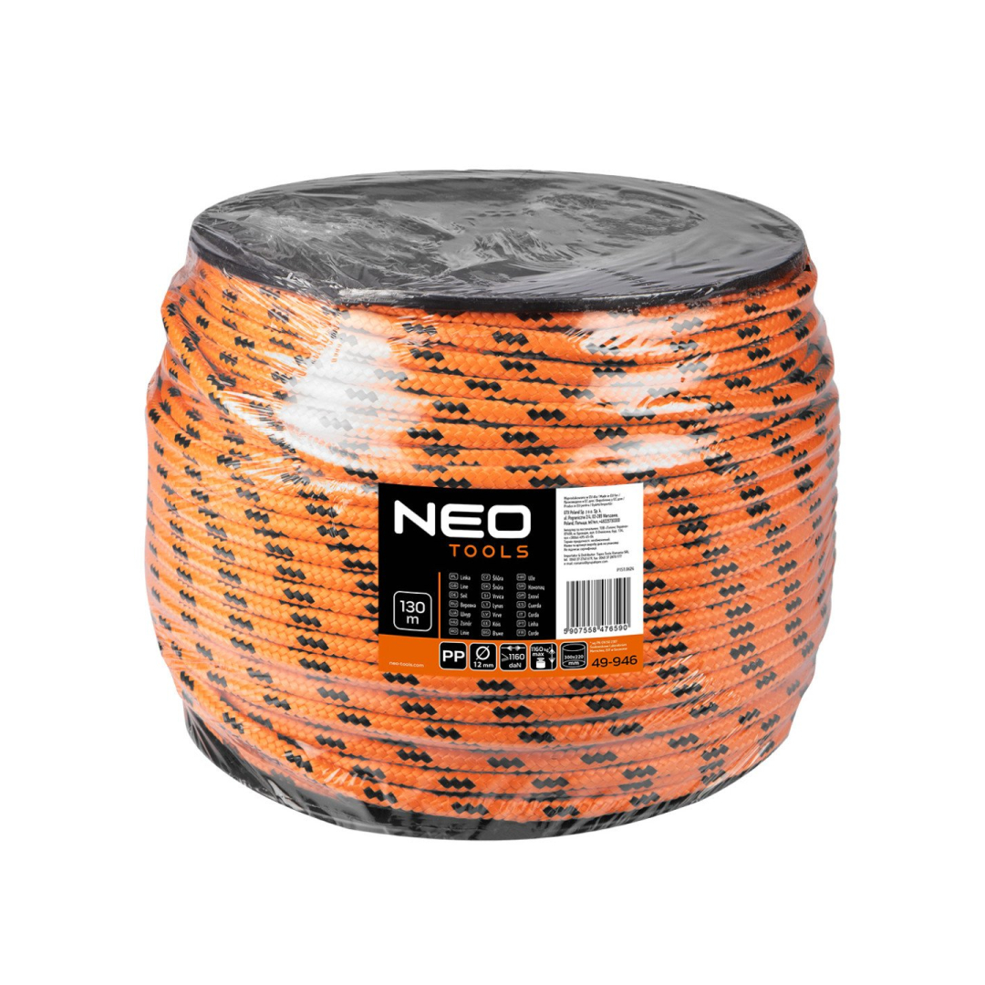 Pintas polipropileninis valas fi 12 130m 1