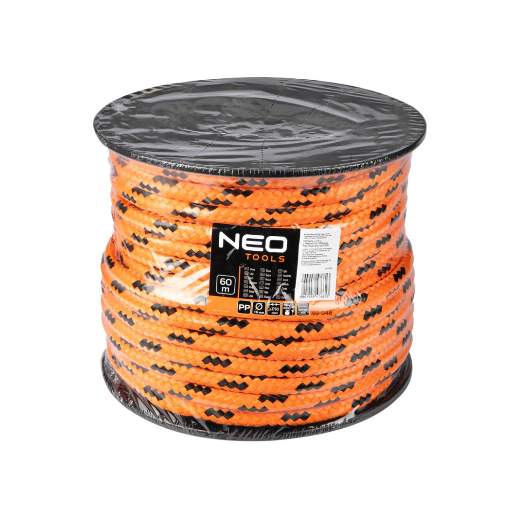 Pintas polipropileninis valas fi 16 60m 1