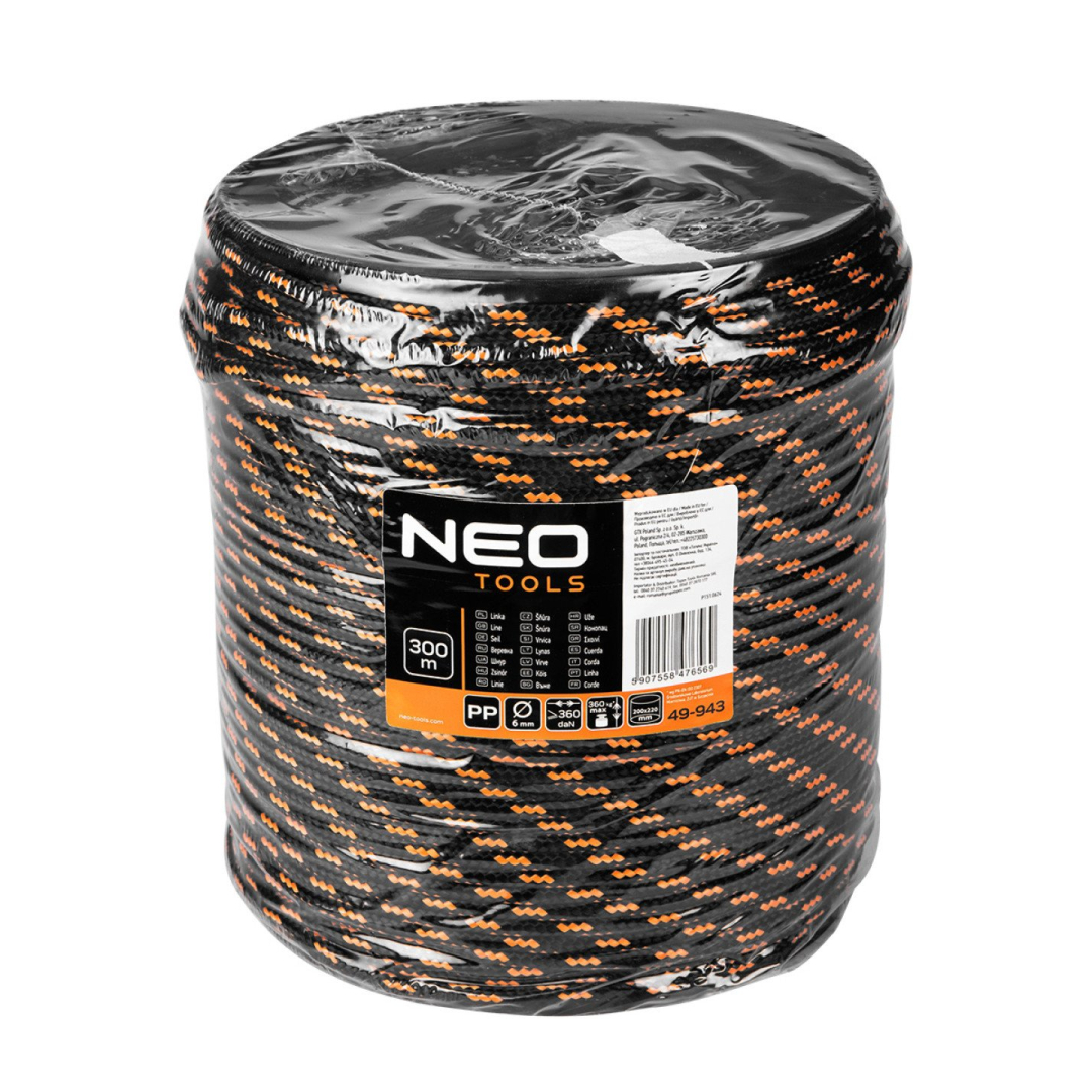 Pintas polipropileninis valas fi 6 300m 1