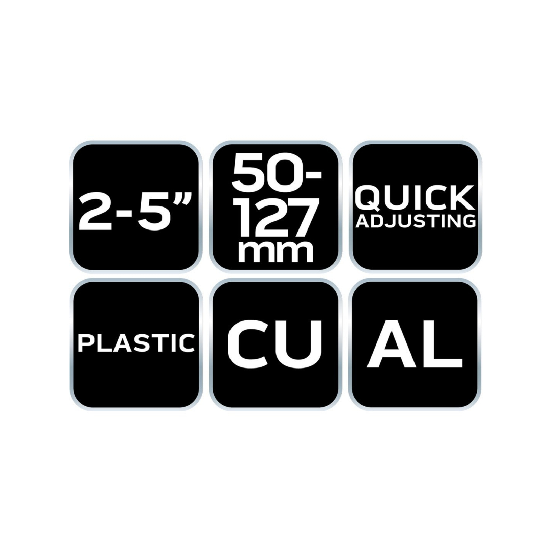 Pipe cutter for copper and aluminum pipes 50-127 mm 4