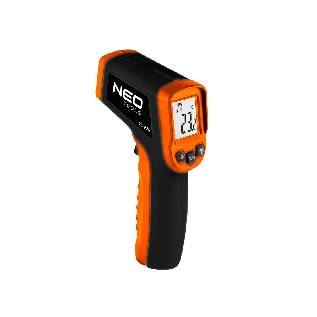 Pirometras, temperatūros matavimo prietaisas (C-50~400, F-58~752)