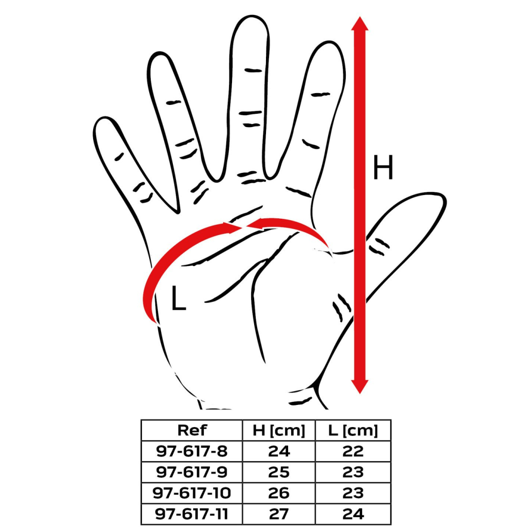 Pirštinės darbinės, latex coated nylon(foam), 3141X, dydis 11 8 Pirštinės darbinės, latex coated nylon(foam), 3141X, dydis 11 8