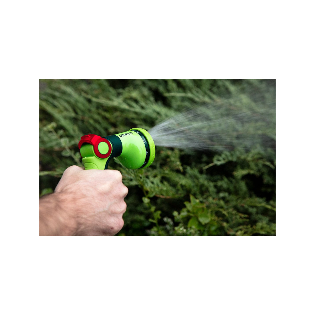 Pistoletinis purkštuvas, reguliuojamas purškimo būdas 1