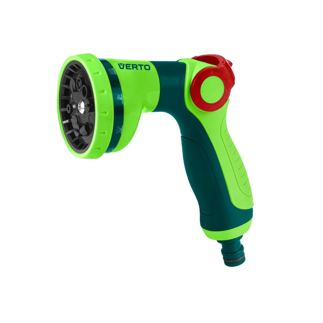 Pistoletinis purkštuvas, reguliuojamas purškimo būdas