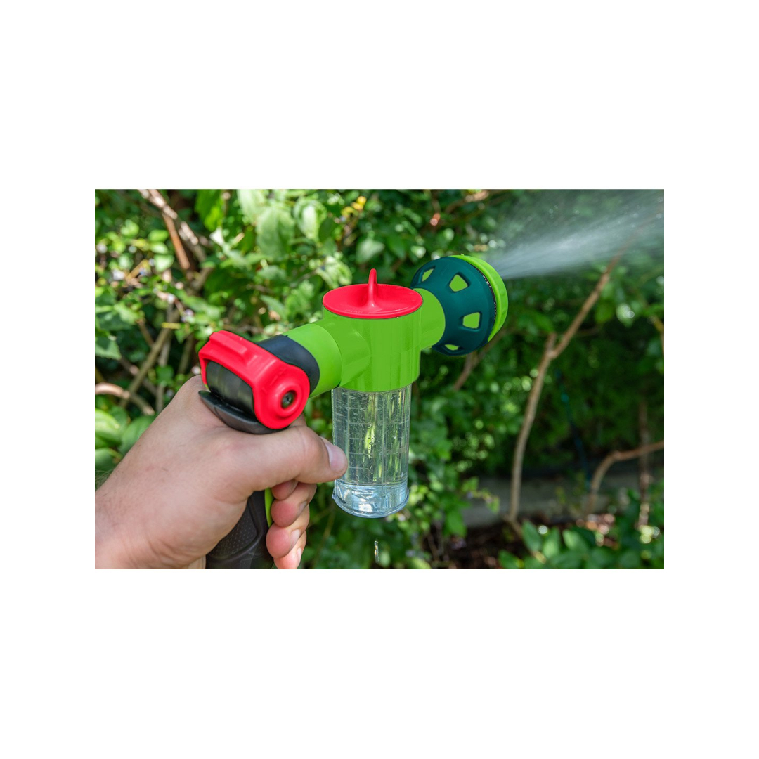 Pistoletinis purkštuvas su konteineriu, putų purkštuvas 1