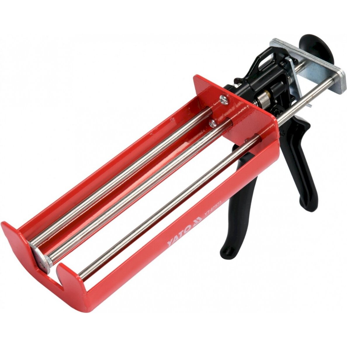 Pistoletas hermetikui | dviguboms kasetėms | 205 mm (YT-67573)