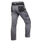 Pilkos - Juodos „Mix&Match“ darbo kelnės, dydis XL