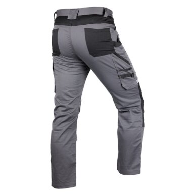 Pilkos - Juodos „Mix&Match“ darbo kelnės, dydis XL 1