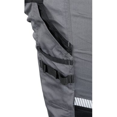 Pilkos - Juodos „Mix&Match“ darbo kelnės, dydis XS 3