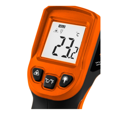 Pirometras, temperatūros matavimo prietaisas (C-50~400, F-58~752) 4 Pirometras, temperatūros matavimo prietaisas (C-50~400, F-58~752) 4