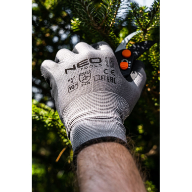 Pirštinės darbinės, latex coated nylon(foam), 3141X, dydis 8 5 Pirštinės darbinės, latex coated nylon(foam), 3141X, dydis 8 5