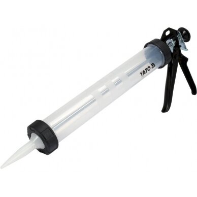 Pistoletas tirštai masei | skaidrus | 600 mm (YT-67571) Pistoletas tirštai masei | skaidrus | 600 mm (YT-67571)