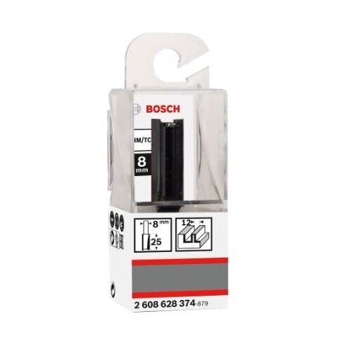 Pirštinė freza Bosch HM B=12 mm, l=32 mm, 2608628374 1 Pirštinė freza Bosch HM B=12 mm, l=32 mm, 2608628374 1