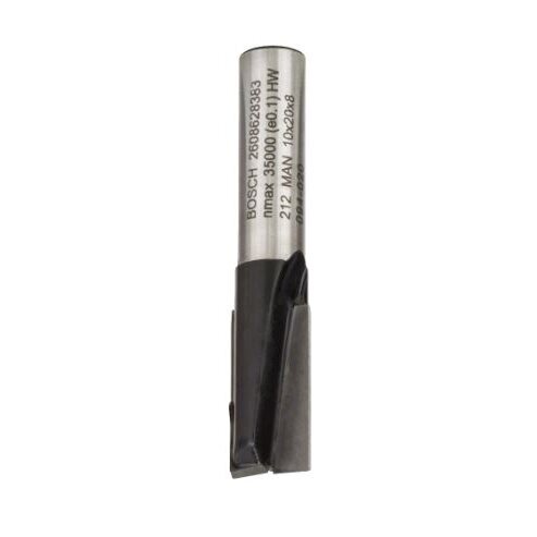 Pirštinė freza Bosch HM B=10mm, l=20 mm, 2608628383 Pirštinė freza Bosch HM B=10mm, l=20 mm, 2608628383