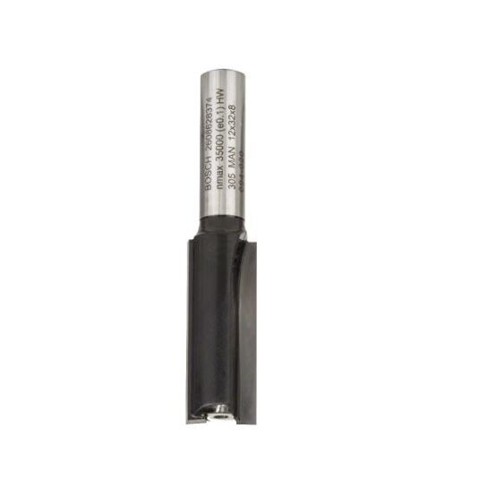 Pirštinė freza Bosch HM B=12 mm, l=32 mm, 2608628374 Pirštinė freza Bosch HM B=12 mm, l=32 mm, 2608628374