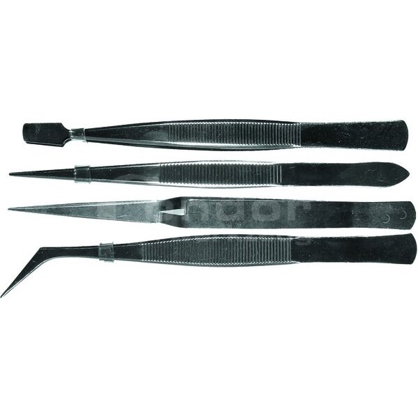 Pincetų rinkinys, 4vnt.