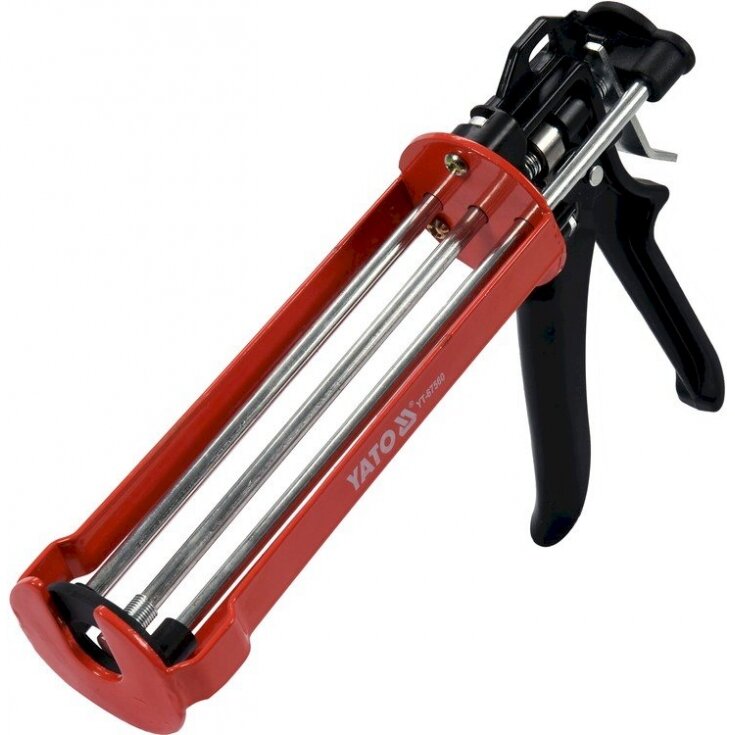 Pistoletas hermetikui | sustiprintas | 225 X 70 mm (YT-67560) Pistoletas hermetikui | sustiprintas | 225 X 70 mm (YT-67560)