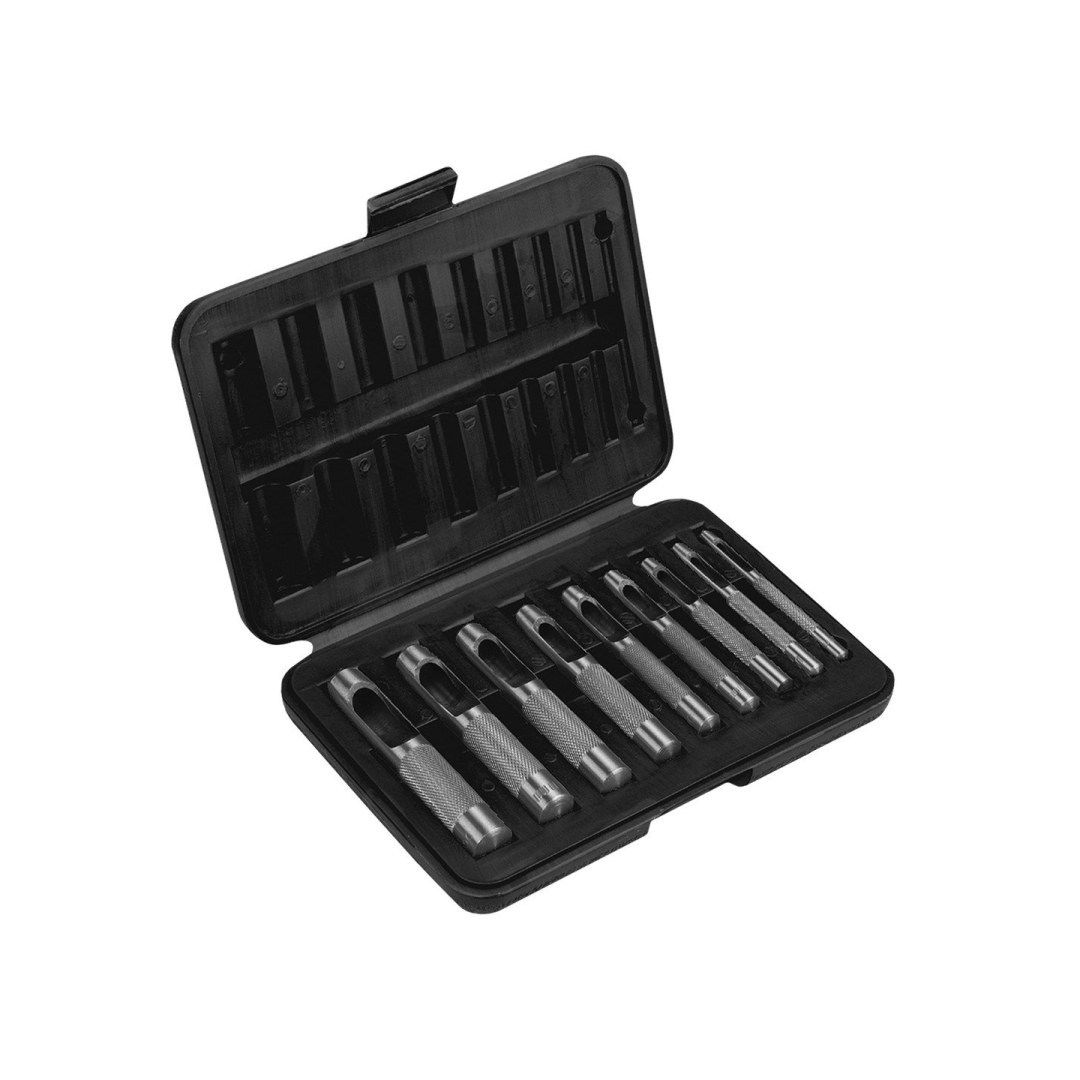 Pjovikliai ertmėms, ertmių dydis: 3 - 12 mm, 9 vnt.